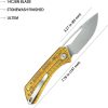 Kubey Thalia Front Flipper Ultem - D2 Tool Steel