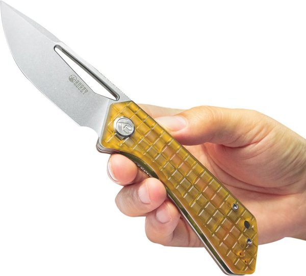 Kubey Thalia Front Flipper Ultem - D2 Tool Steel