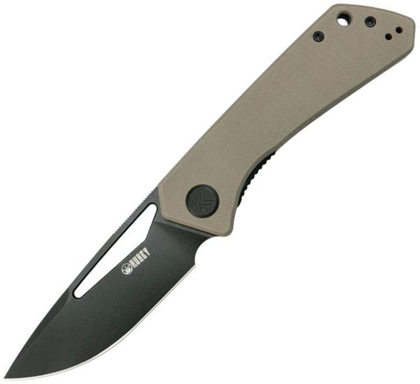 Kubey Thalia Front Flipper Tan G10 - 14C28N