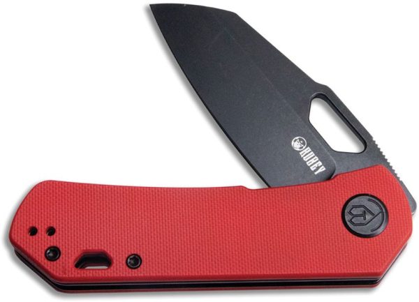 Kubey Duroc Linerlock Red G10 - D2 Tool Steel