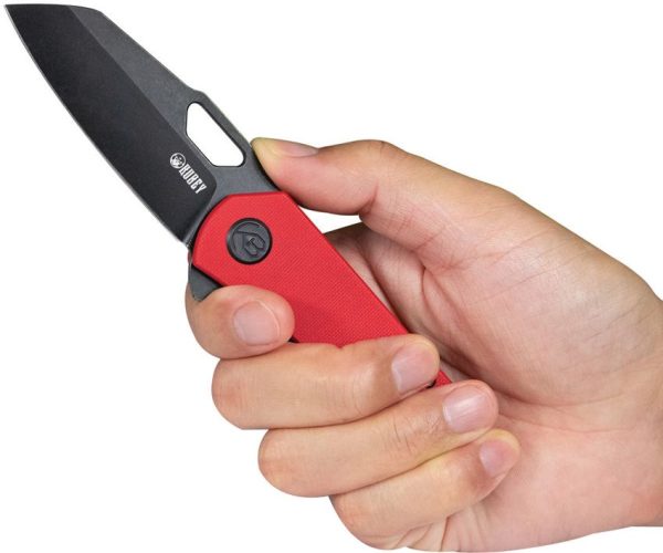 Kubey Duroc Linerlock Red G10 - D2 Tool Steel