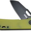 Kubey Duroc Linerlock Yellow G10 - D2 Tool Steel