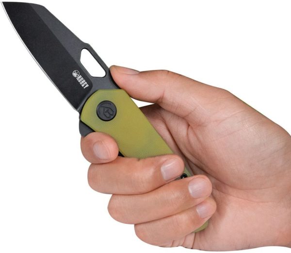 Kubey Duroc Linerlock Yellow G10 - D2 Tool Steel