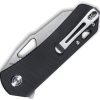 Kubey Duroc Linerlock Folding Knife - Black G10