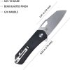 Kubey Duroc Linerlock Folding Knife - Black G10