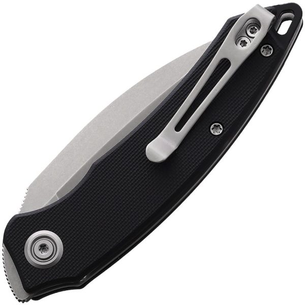 KUB333A_add_01.jpg Kubey Leaf Linerlock Folding Knife - Black G10
