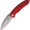 KUB333F.jpg Kubey Leaf Linerlock Folding Knife - Red G10