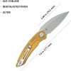 KUB333G_add_02.jpg Kubey Leaf Linerlock Folding Knife - Ultem Handle