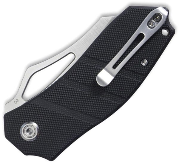 Kubey Ceyx Linerlock Folding Knife - Black G10