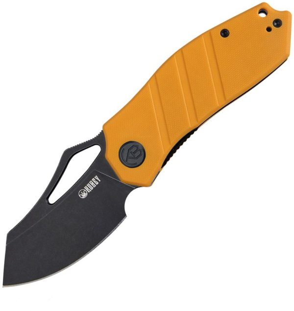 Kubey Ceyx Linerlock Folding Knife - Black Yellow