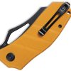 Kubey Ceyx Linerlock Folding Knife - Black Yellow
