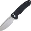 Kubey Creon Button Lock Black AUS-10A Folding Knife