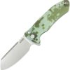 Kubey Creon Button Lock Digital Camo AUS-10A Folding Knife