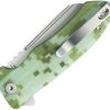 Kubey Creon Button Lock Digital Camo AUS-10A Folding Knife