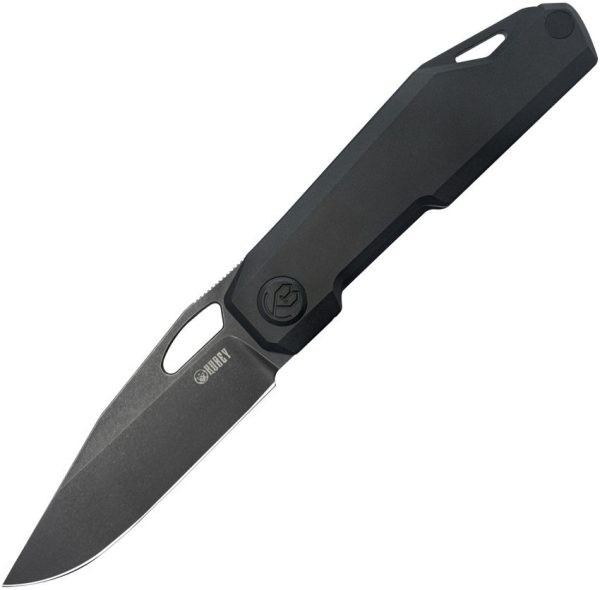 KB Knives Verijero Framelock Folding Knife Black Titanium 3.38"