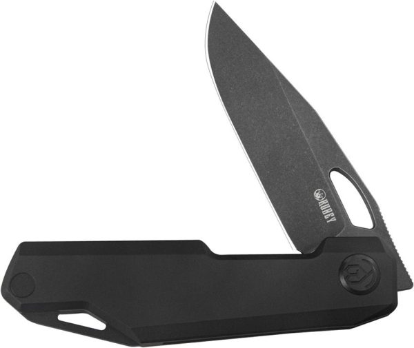 KB Knives Verijero Framelock Folding Knife Black Titanium 3.38"