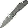 KB Knives Verijero Framelock Ti Folding Knife 3.38" Black Stonewash 14C28N