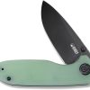 Kubey Belus EDC Linerlock Black/Jade AUS-10A Folding Knife