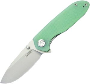 Kubey Belus EDC Linerlock Jade AUS-10A Folding Knife