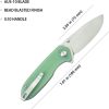 KUB342F_add_02.jpg Kubey Belus EDC Linerlock Jade AUS-10A Folding Knife