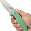 KUB342F_add_04.jpg Kubey Belus EDC Linerlock Jade AUS-10A Folding Knife