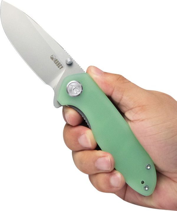 KUB342F_add_04.jpg Kubey Belus EDC Linerlock Jade AUS-10A Folding Knife