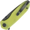 Kubey Belus EDC Linerlock Yellow AUS-10A Folding Knife