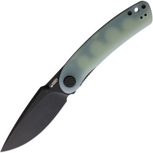 Kubey Momentum Linerlock Jade D2 Stonewash