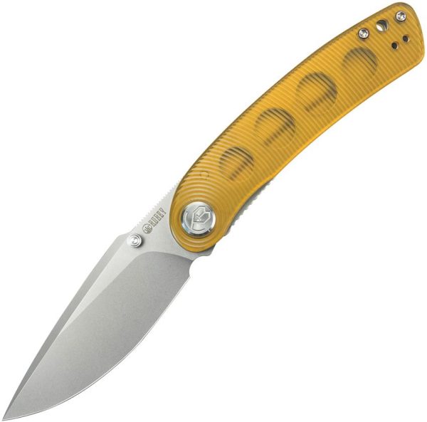 Kubey Momentum Linerlock Ultem AUS-10A Satin
