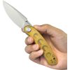 Kubey Momentum Linerlock Ultem AUS-10A Satin