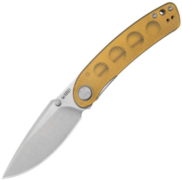 Kubey Momentum Linerlock Ultem D2 Drop Point
