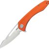 Kubey Merced Linerlock Orange AUS-10A Bead Blast