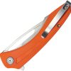 Kubey Merced Linerlock Orange AUS-10A Bead Blast