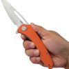 Kubey Merced Linerlock Orange AUS-10A Bead Blast