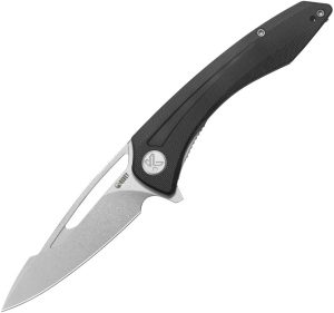 Kubey Merced Linerlock Black G10 Folding Knife