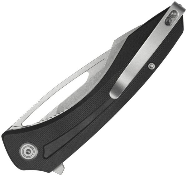 Kubey Merced Linerlock Black G10 Folding Knife