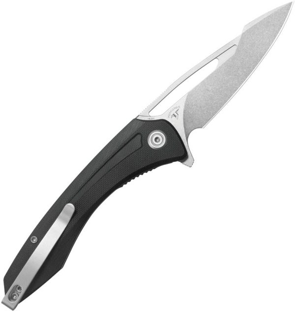 Kubey Merced Linerlock Black G10 Folding Knife