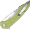 Kubey Merced Linerlock Yellow G10 Folding Knife