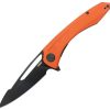 Kubey Merced Linerlock Orange G10 Folding Knife