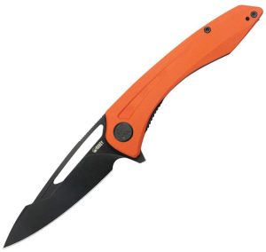 Kubey Merced Linerlock Orange G10 Folding Knife