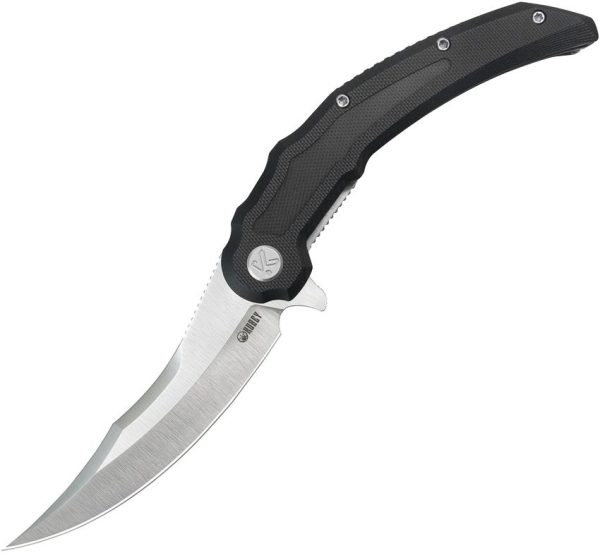 KUB346A.jpg Kubey Wave Crest Pikal Linerlock Black G10