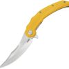 Kubey Wave Crest Pikal Linerlock Yellow G10