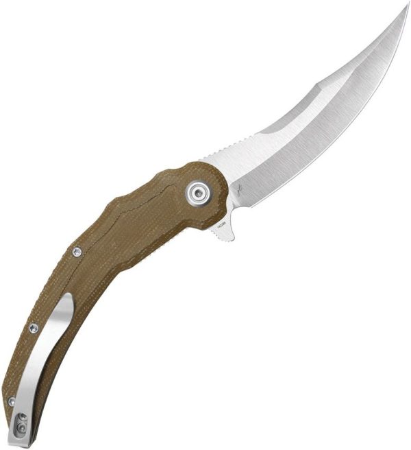 KUB346D_add_02.jpg Kubey Wave Crest Linerlock Brown Micarta Folding Knife
