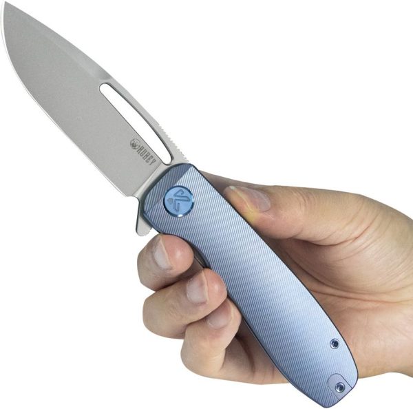 KUB353B_add_03.jpg Kubey Supercell Linerlock Blue Titanium Folding Knife