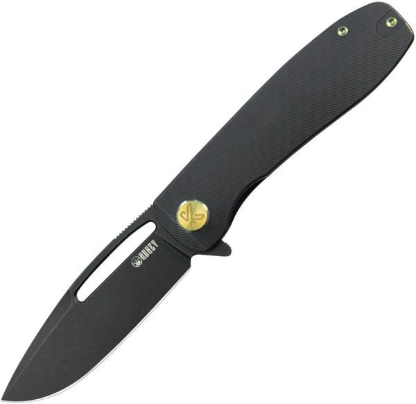 KUB353D.jpg Kubey Supercell Linerlock Black Stonewash Titanium