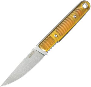 Kubey JL Fixed Blade - Ultem Handle 14C28N