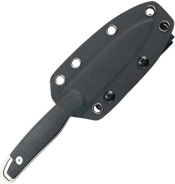 Kubey Dust Devil Fixed Blade - Black Micarta