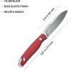 Kubey Dust Devil Fixed Blade - Red Micarta