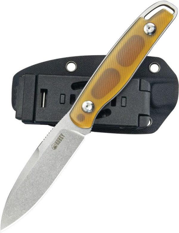 Kubey Dust Devil Fixed Blade - Ultem Handle