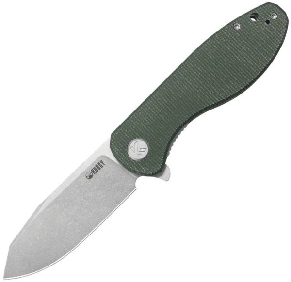 Kubey Master Chief Linerlock Micarta